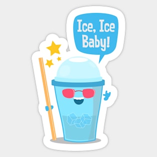 Coffee Break Lover - Ice, Ice Baby! Sticker